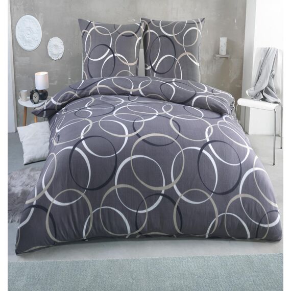 DreamHome Warme Winter Microfaser Thermo Fleece Bettwäsche 135x200 155x220 200x200 Moderne, Größe:200 x 200 cm, Design - Motiv:Design 5