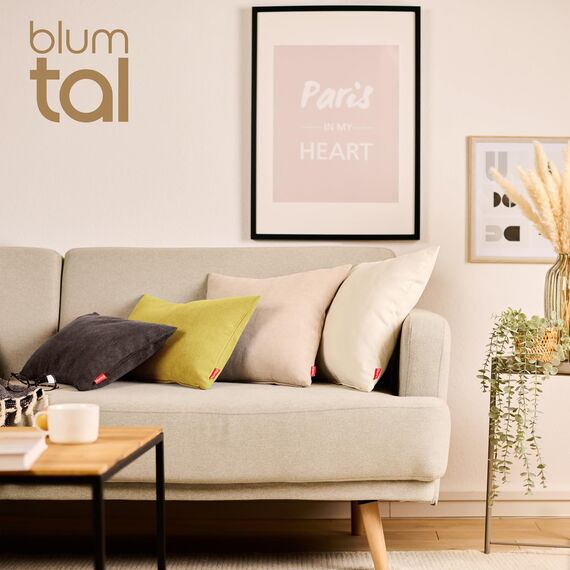 Blumtal 2er Set Kissenbezug 60x60 braun - kuschelige Chenille Kissenbezüge mit verstecktem Reißverschluss, Oekotex Zertifizierte Kissenhülle für Deko-Kissen Sofakissen Polster & Zierkissen