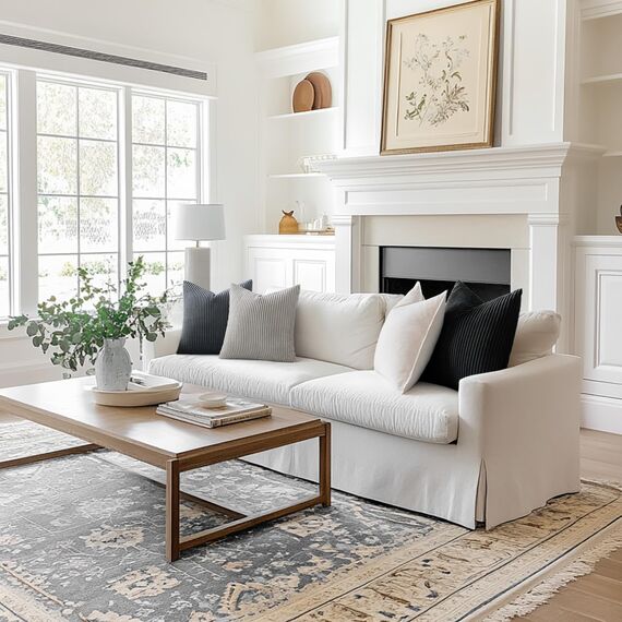 MIULEE Kissenbezüge Kordsamt Kissenbezug Zierkissenbezug Dekokissen Sofakissen Kord 2er Set Kissenhülle Dekorative Zierkissenbezüge Kissen für Sofa Couch Zuhause Wohnzimmer 40x60 cm Hellgrau