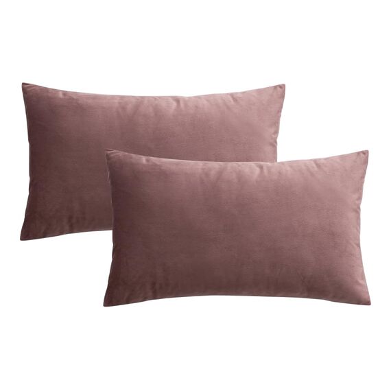 MIULEE 2er Set Kissenbezug Kissenhülle Dekorative Dekokissen Sofakissen Quadrat Wurfkissenbezug mit Verstecktem Reißverschluss Sofa Schlafzimmer 12x20 Zoll 30x50 cm Marmelade