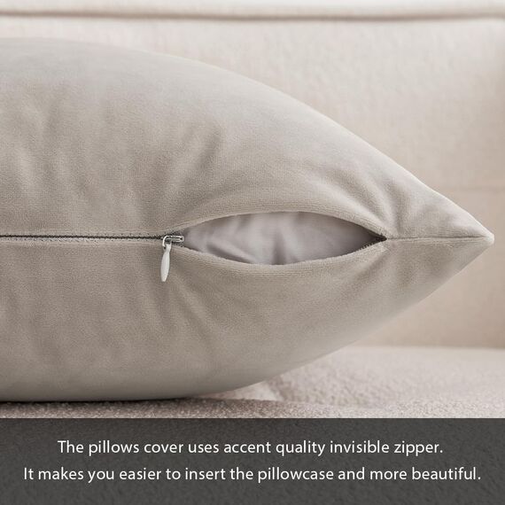 MIULEE 2er Set Kissenbezug Kissenhülle Dekorative Dekokissen Sofakissen Quadrat Wurfkissenbezug mit Verstecktem Reißverschluss Sofa Schlafzimmer 12x20 Zoll 30x50 cm Heart Wood