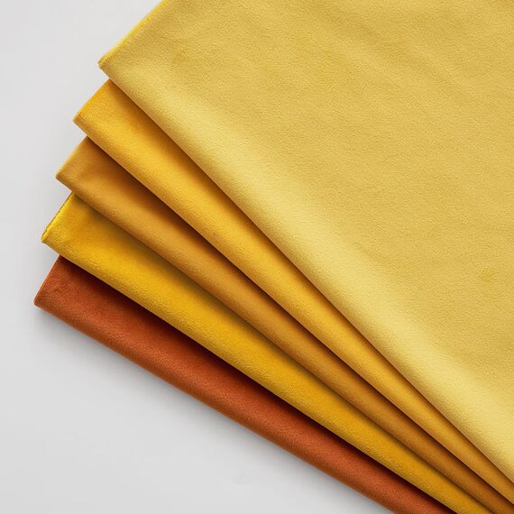 MIULEE 2er Set Samt Zierkissenbezug ohne Füllung-Zierkissenhülle Dekorative Kissenbezug Dekokissen Kissenhülle mit Verstecktem Reißverschluss Orangegelb 20x20 Zoll 50x50 cm