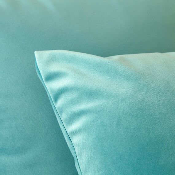 MIULEE 2er Set Kissenbezug Kissenhülle Dekorative Dekokissen Sofakissen Quadrat Wurfkissenbezug mit Verstecktem Reißverschluss Sofa Schlafzimmer 18x18 Zoll 45x45 cm Knickentengrün