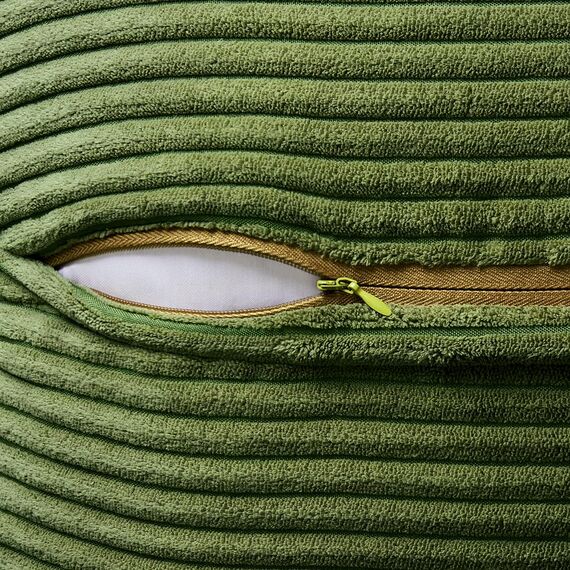 MIULEE 2er Set Kordsamt Kissenbezüge Samtkissen Weich Dekokissen Dekorativ Kissenbezug Modern Kissenhülle Sofakissen Zierkissen Couchkissen für Wohnzimmer Schlafzimmer 50x50cm Matcha Grün