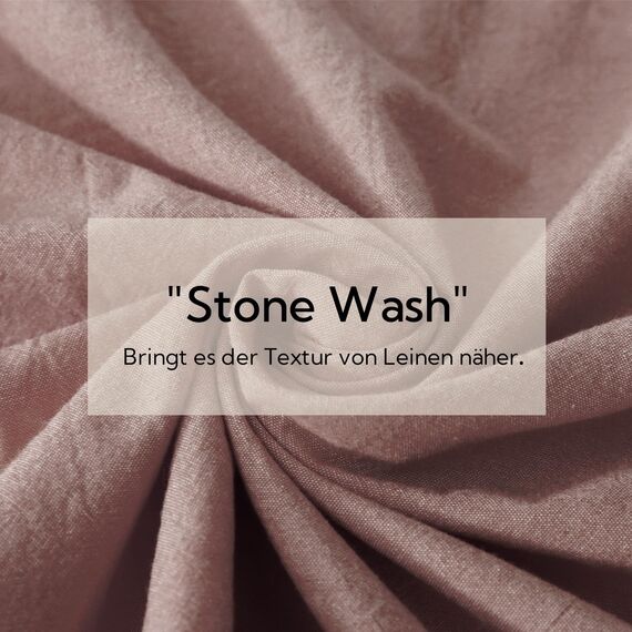 MILDLY Bettwäsche 155x220 Baumwolle, Bettwäsche-Sets Ziegelrot 2 Teilig mit Reißverschluss Ähnliche Textur wie Stone Washed Leinen und Enthält 1 Bettbezug und 1 Kissenbezug 80x80