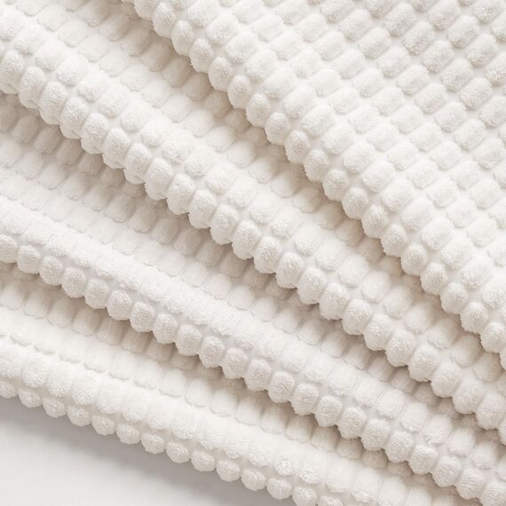 MIULEE 4er Set Kissenbezug Dekorative Kissenbezüge Kordsamt Boho Sofakissen Dekokissen Zierkissen Couchkissen Deko Bezug für Sofa Couch Wohnzimmer Schlafzimmer Büro 40x40 cm Weiß