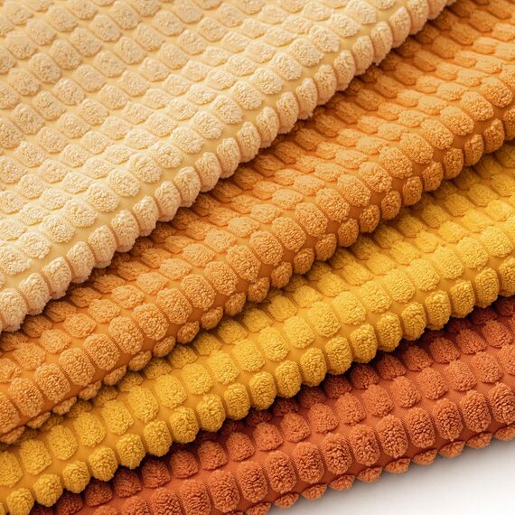 MIULEE 4er Set Kissenbezug Kissen Dekorative Kissenbezüge Kordsamt Sofakissen Dekokissen Kopfkissenbezug Couchkissen Deko Bezug für Sofa Couch Wohnzimmer Schlafzimmer Büro 40x40cm Orange