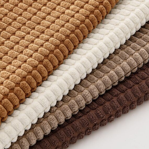 MIULEE Kissenbezug 45x45 4er Set Gelb-Braun Kissenbezüge Dekorative Kordsamt Sofakissen Dekokissen Kopfkissenbezug Couchkissen Deko Bezug für Sofa Couch Wohnzimmer Schlafzimmer Büro