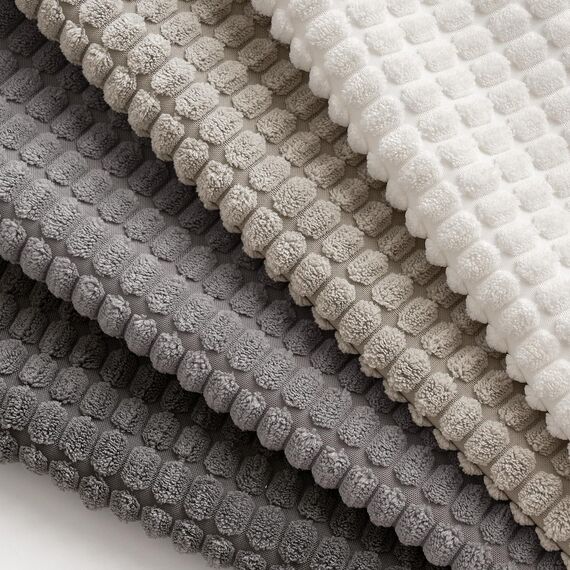 MIULEE 4er Set Kissenbezug Kissen Dekorative Kissenbezüge Kordsamt Sofakissen Dekokissen Kopfkissenbezug Couchkissen Deko Bezug für Sofa Couch Wohnzimmer Schlafzimmer Büro 45x45cm Graue Serie