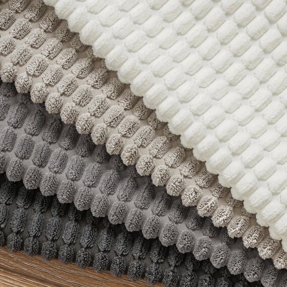 MIULEE 4er Set Kissenbezug Kissen Dekorative Kissenbezüge Kordsamt Sofakissen Dekokissen Kopfkissenbezug Couchkissen Deko Bezug für Sofa Couch Wohnzimmer Schlafzimmer Büro 40x60cm Graue Serie