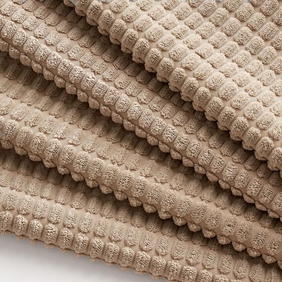 MIULEE 4er Set Kissenbezug Kissen Dekorative Kissenbezüge Kordsamt Sofakissen Dekokissen Kopfkissenbezug Couchkissen Deko Bezug für Sofa Couch Wohnzimmer Schlafzimmer Büro 50x50 cm Sandfarbe