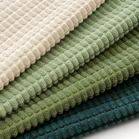 MIULEE 4er Set Kissenbezug Kissen Dekorative Kissenbezüge Kordsamt Sofakissen Dekokissen Kopfkissenbezug Couchkissen Deko Bezug für Sofa Couch Wohnzimmer Schlafzimmer 45x45cm Hellgrün