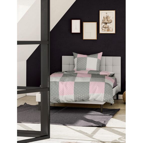 Bierbaum, Designed in Germany, Bettwäsche, Rosa, 135 x 200 cm