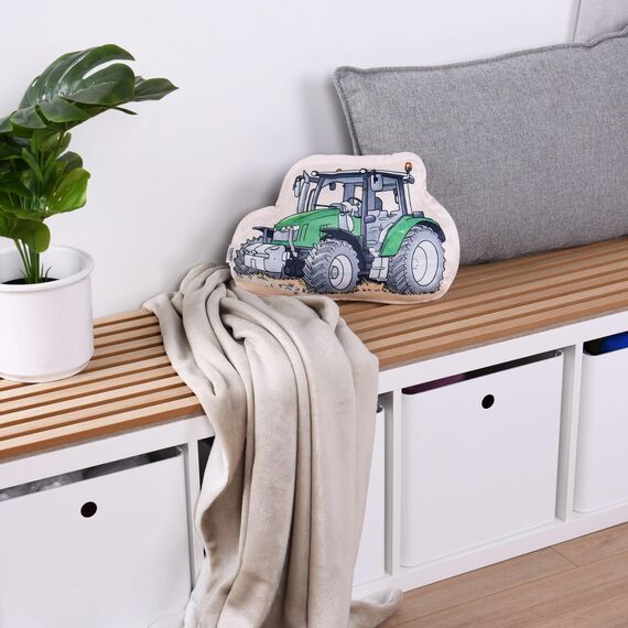 Herding Konturenkissen Traktor, ca. 36 x 24 x 5 cm, Polyester, Formkissen, Twin