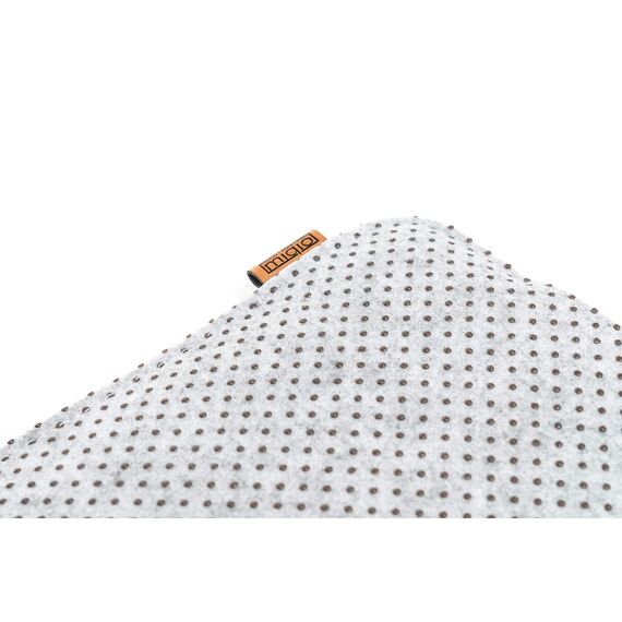 Miqio Design Sitzkissen Rechteckig aus Filz mit Antirutschnoppen | Nachhaltig aus recycelten PET Flaschen | 40x40 cm | 2er-Set | Waschbare Stuhlkissen rutschfest | Sitzauflage für Bank und Stuhl