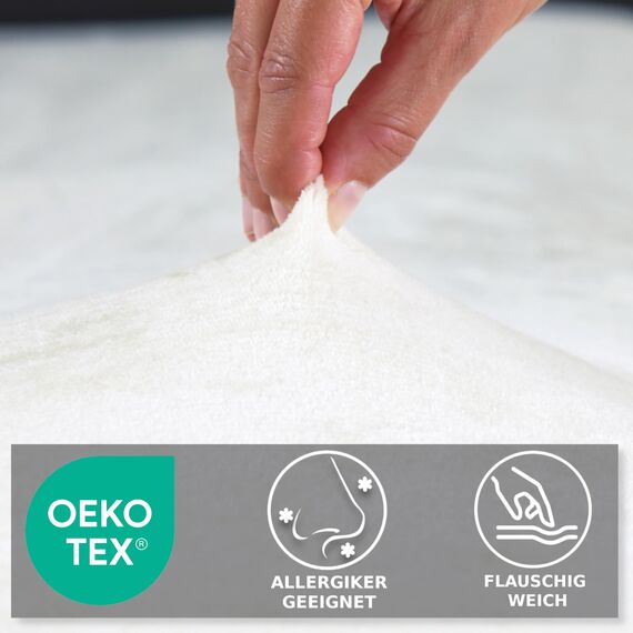 MALIKA Winter Plüsch Bettwäsche Nicky-Teddy Cashmere Coral Fleece 135x200 155x220 200, Größe:155 x 220 cm, Designe:Creme