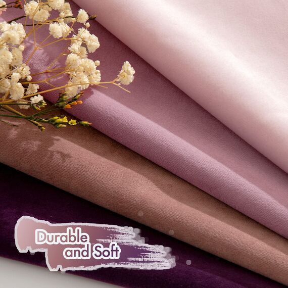 MIULEE Samt Kissenbezug 40x40 cm Kissenhülle Lila Serie 4er Set Sofakissen Samtkissen Dekorative Dekokissen Couchkissen Zierkissen Deko Farbverlauf Bezug Sofakissenbezug Frühlingsdeko für Kinder