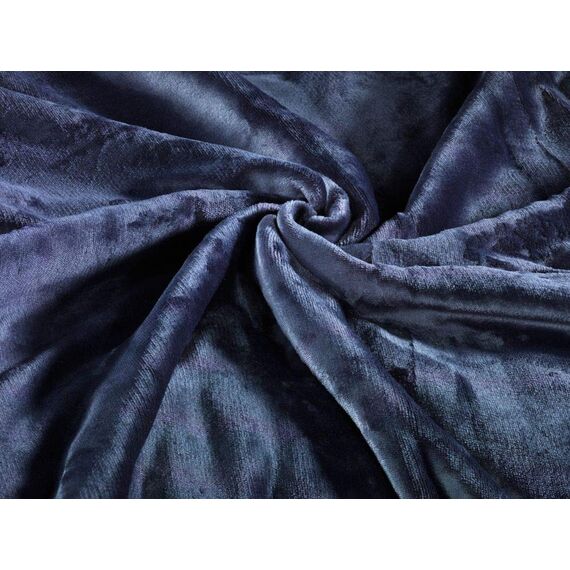 DreamHome Winter Wende Plüsch Bettwäsche 135x200 Nicky-Teddy Cashmere Touch Coral Fleece Bettdezug + Kissenbezug 80x80, Farbe:Silber-ANTHRAZIT