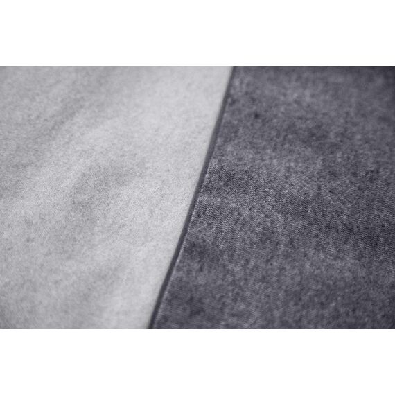 jilda-tex Biber Bettwäsche Made IN Germany Melange 135x200 cm + 80x80 cm 100% Baumwolle Feinbiberbettwäsche Edelflanell Verschiedene Größen/Farben(Hellgrau/Streifen Dunkelgrau, 135 x 200 cm)