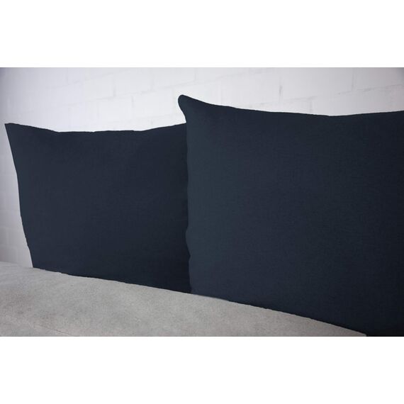 jilda-tex Biber Bettwäsche Made IN Germany Melange 135x200 cm + 80x80 cm 100% Baumwolle Feinbiberbettwäsche Edel-Flanell Verschiedene Größen/Farben (Uni Hellgrau/Blau, 135 x 200 cm)