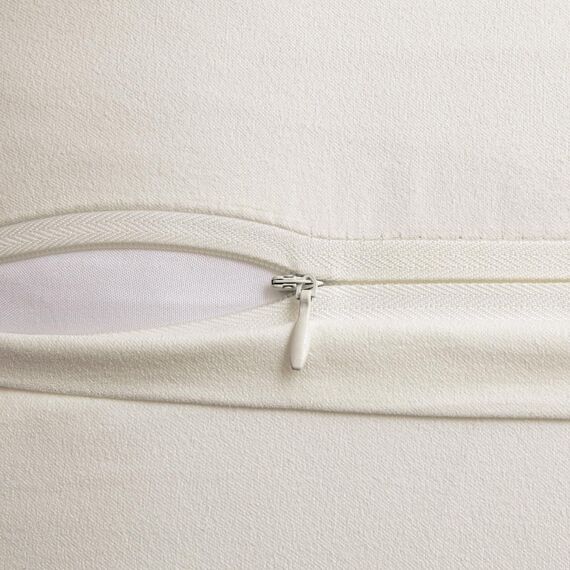 MIULEE Plüsch Kissenbezug 40x60 Deko Flauschige Kissenbezüge Kunstpelz Fell Sofakissen Flauschig Dekokissen Kissenhülle für Wohnzimmer Schlafzimmer Sofa Kuschelkissen Weiß 2er Set