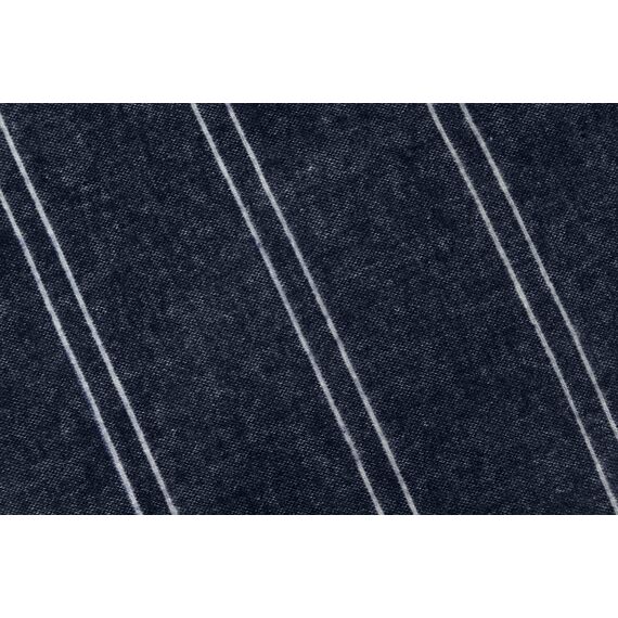 jilda-tex Biber Bettwäsche Made IN Germany Melange 135x200 cm + 80x80 cm 100% Baumwolle Feinbiberbettwäsche Edel-Flanell Verschiedene Größen/Farben (Dark Pinstripes Blue, 200 x 200 cm)