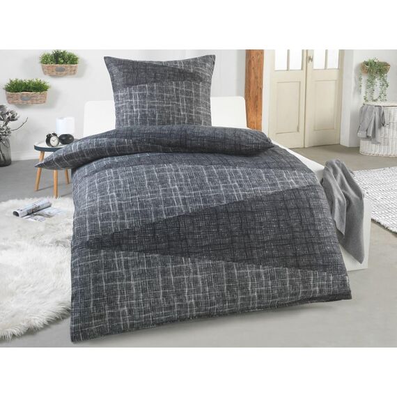 DreamHome Warme Winter Mikrofaser Termo Fleece Bettwäsche 135x200 155x220 200x200 für die Kaltejahreszeit Modern, Größe:200 x 200 cm, Design - Motiv:Design 1