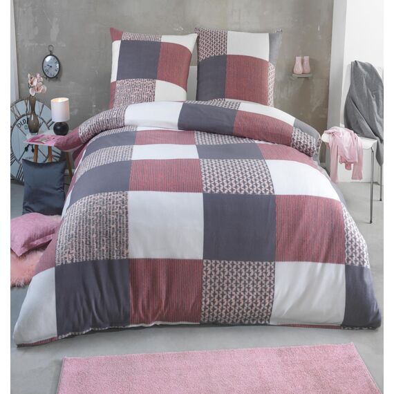 DreamHome Warme Winter Mikrofaser Termo Fleece Bettwäsche 135x200 155x220 200x200 für die Kaltejahreszeit Modern, Größe:200 x 200 cm, Design - Motiv:Design 6