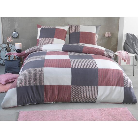 DreamHome Warme Winter Mikrofaser Termo Fleece Bettwäsche 135x200 155x220 200x200 für die Kaltejahreszeit Modern, Größe:200 x 200 cm, Design - Motiv:Design 6