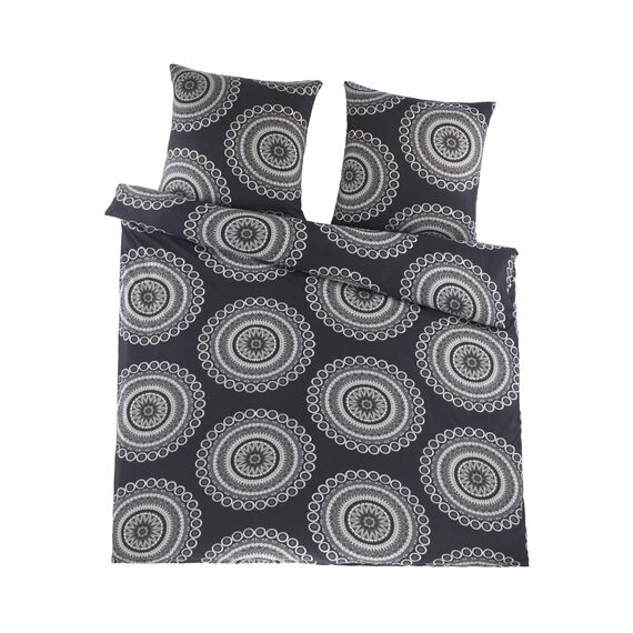 DreamHome Warme Winter Mikrofaser Termo Fleece Bettwäsche 135x200 155x220 200x200 für die Kaltejahreszeit Modern, Größe:200 x 200 cm, Design - Motiv:Design 3