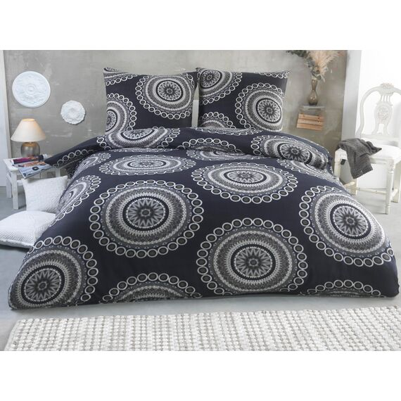 DreamHome Warme Winter Mikrofaser Termo Fleece Bettwäsche 135x200 155x220 200x200 für die Kaltejahreszeit Modern, Größe:200 x 200 cm, Design - Motiv:Design 3