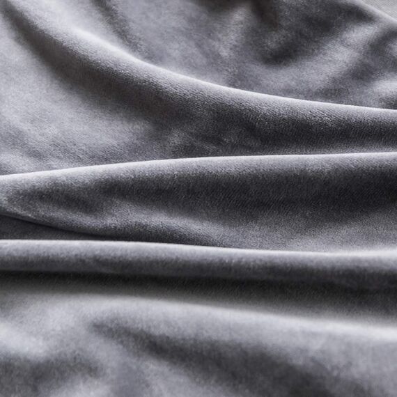 MIULEE 2er Set Samt Kissenbezug Flansch Kissenhülle Dekorative Sofakissen Dekokissen Umwickelte Kante Kissenbezüge Zierkissenbezug für Sofa Wohnzimmer Schlafzimmer 30x50 cm Hellgrau