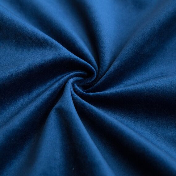 MIULEE 2er Set Samt Kissenbezug Flansch Kissenhülle Dekorative Sofakissen Dekokissen Umwickelte Kante Kissenbezüge Zierkissenbezug für Sofa Wohnzimmer Schlafzimmer 30x50 cm Dunkelblau