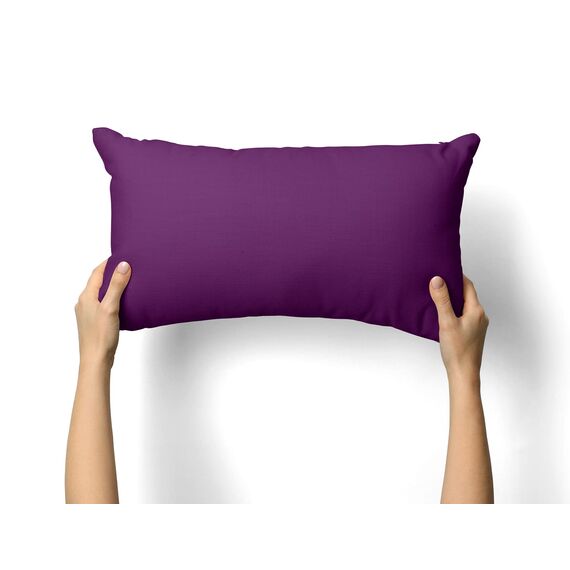 Amolavet Kissenbezug 40 x 80 Lila 2er Set Kopfkissenbezug 40x80 mit Hotelverschluss aus Gebürstetem Mikrofaser