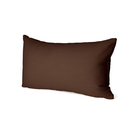 Amolavet Kissenbezug 40 x 80 Braun 2er Set Kopfkissenbezug 40x80 mit Hotelverschluss aus Gebürstetem Mikrofaser