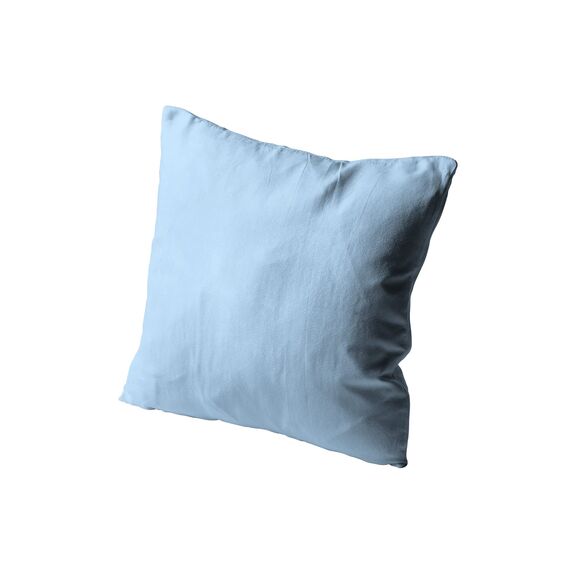 Amolavet Kissenbezug 80x80 Blau 2er Set Kopfkissenbezug 80x80 mit Hotelverschluss aus Gebürstetem Mikrofaser