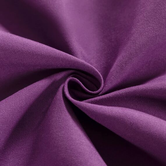 Amolavet Winter Bettwäsche Lila 200x200 3teilig Set aus Gebürstetem Mikrofaser Winterbettwäsche 200x200 Mit Reißverschluss für Doppelbett Bettbezug 200x200cm + 2 Kissenbezüg 80x80cm