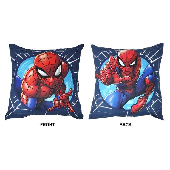 Theonoi Kinder Kissenbezug Kissenhülle Zierkissenhülle Zierkissenbezug 40x40 ohne Füllung ohne Kissen aus Baumwolle (Spiderman)