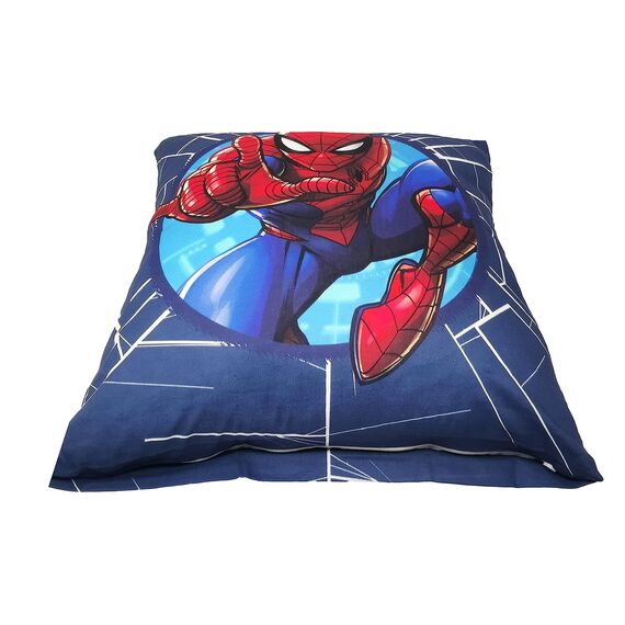 Theonoi Kinder Kissenbezug Kissenhülle Zierkissenhülle Zierkissenbezug 40x40 ohne Füllung ohne Kissen aus Baumwolle (Spiderman)