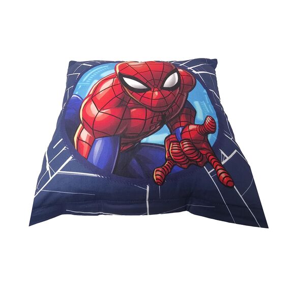 Theonoi Kinder Kissenbezug Kissenhülle Zierkissenhülle Zierkissenbezug 40x40 ohne Füllung ohne Kissen aus Baumwolle (Spiderman)