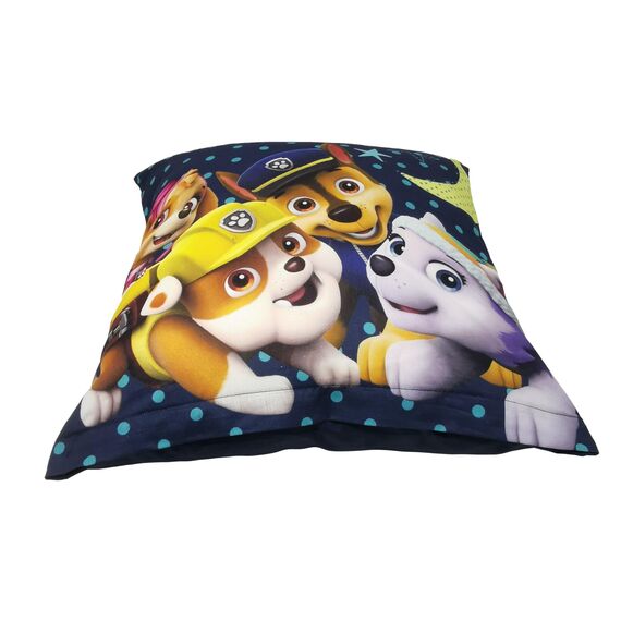 Theonoi Kinder Kissenbezug Kissenhülle Zierkissenhülle Zierkissenbezug 40x40 ohne Füllung ohne Kissen aus Baumwolle (Paw)