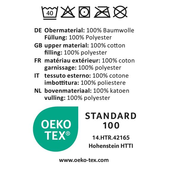 Sheepworld Kissen Motiv Mama | Zierkissen Baumwolle, 40 cm x 40 cm | Geschenk Muttertag | 48008