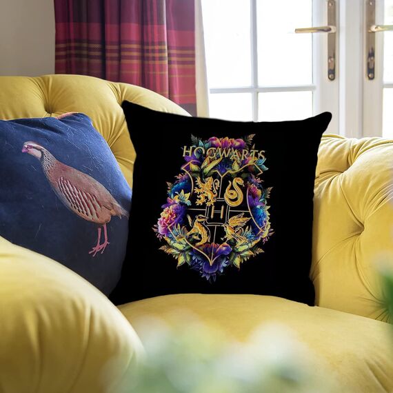 HUASHUZI Kissenbezug Harry Kissen deko Geschenke für sofakissen doppelseitig kissenbezüge dekokissen couchkissen kissenhülle Sofa Schlafzimmer Wohnzimmer Zimmer zierkissen schwarz zubehör