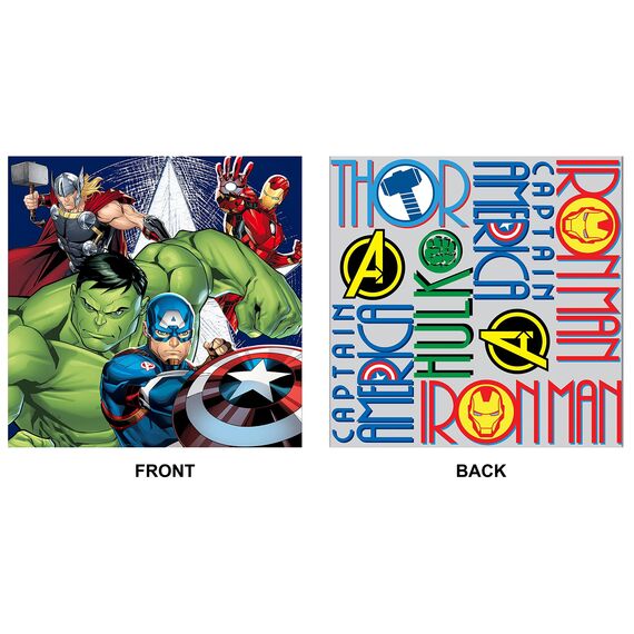 Theonoi Kinder Baby Kissenbezug Kissenhülle ohne Füllung ohne Kissen aus Baumwolle mit Reißverschluss Verschiedene Motive (Avengers)