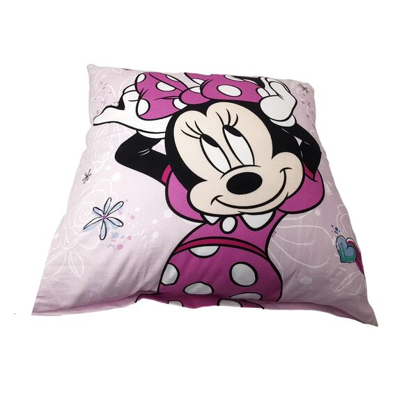 Theonoi Kinder Kissenbezug Kissenhülle Zierkissenhülle Zierkissenbezug 40x40 ohne Füllung ohne Kissen aus Baumwolle (Minnie)