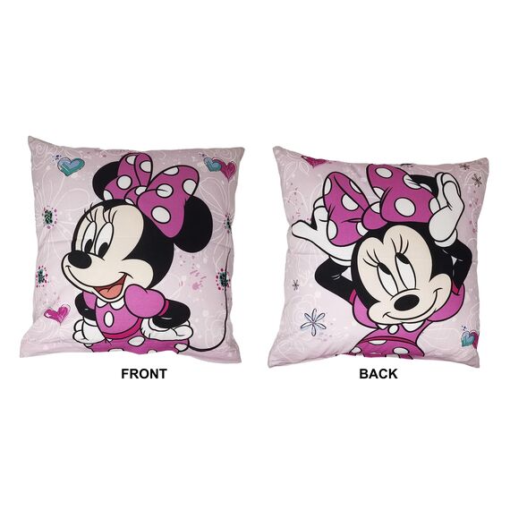 Theonoi Kinder Kissenbezug Kissenhülle Zierkissenhülle Zierkissenbezug 40x40 ohne Füllung ohne Kissen aus Baumwolle (Minnie)