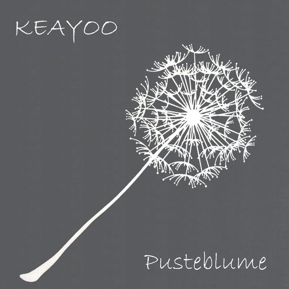 KEAYOO Bettwäsche 155x220 Baumwolle für Winter bis Sommer Grau Weiß Wendebettwäsche Pusteblume Muster 100% Baumwolle Soft Touch mit Reißverschluss 2teilig Set