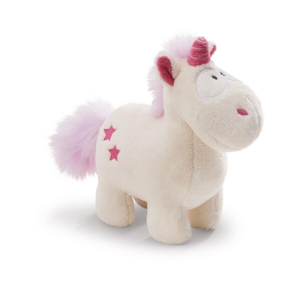 NICI 48052 Kuscheltier Einhorn Theodor 13cm, WEIß