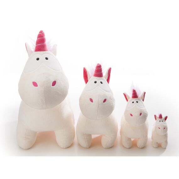 NICI 48054 Kuscheltier Einhorn Theodor 32cm, WEIß