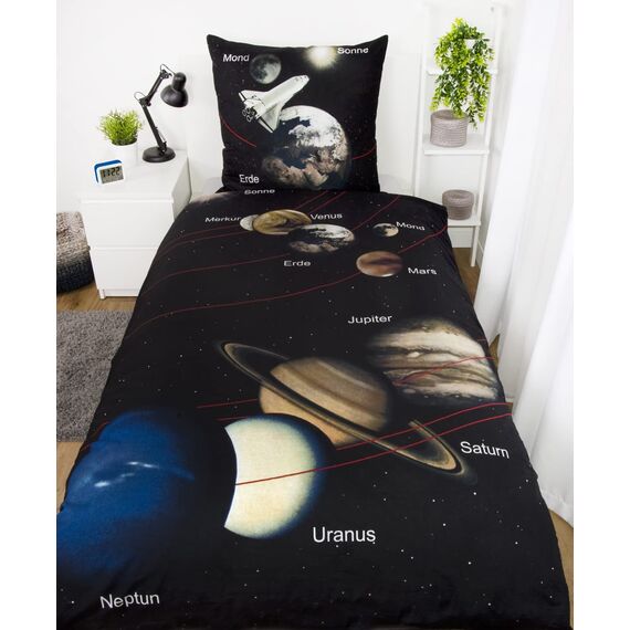 Herding Sonnensystem Bettwäsche Österreichische Größe